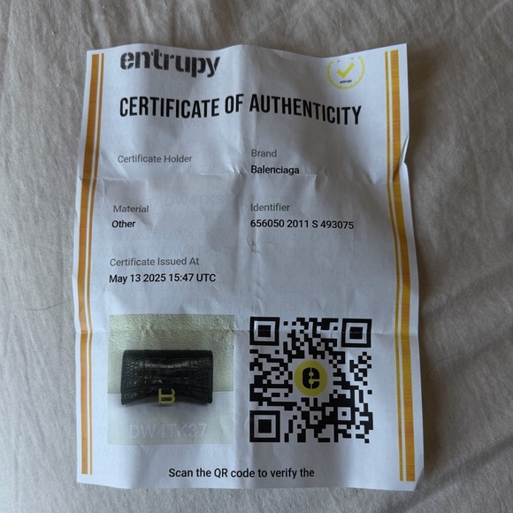 Balenciaga Hourglass Wallet on Chain Purse Entrupy Authenticated - Picture 16 of 16